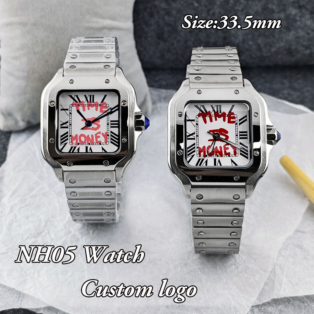 Luxury Watch Logo - New NH05 Square Watch Time is