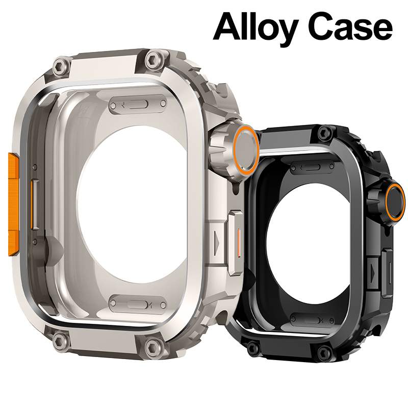 Luxury Watch Apple - Luxury Alloy Watch Case for Apple
