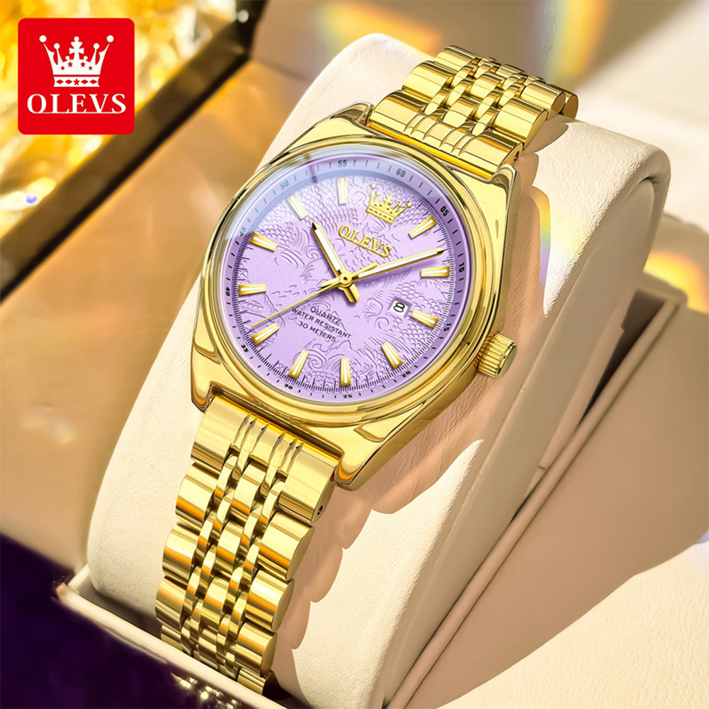 Luxury Watch Cheap - OLEVS Brand Luxury Gold Watch For