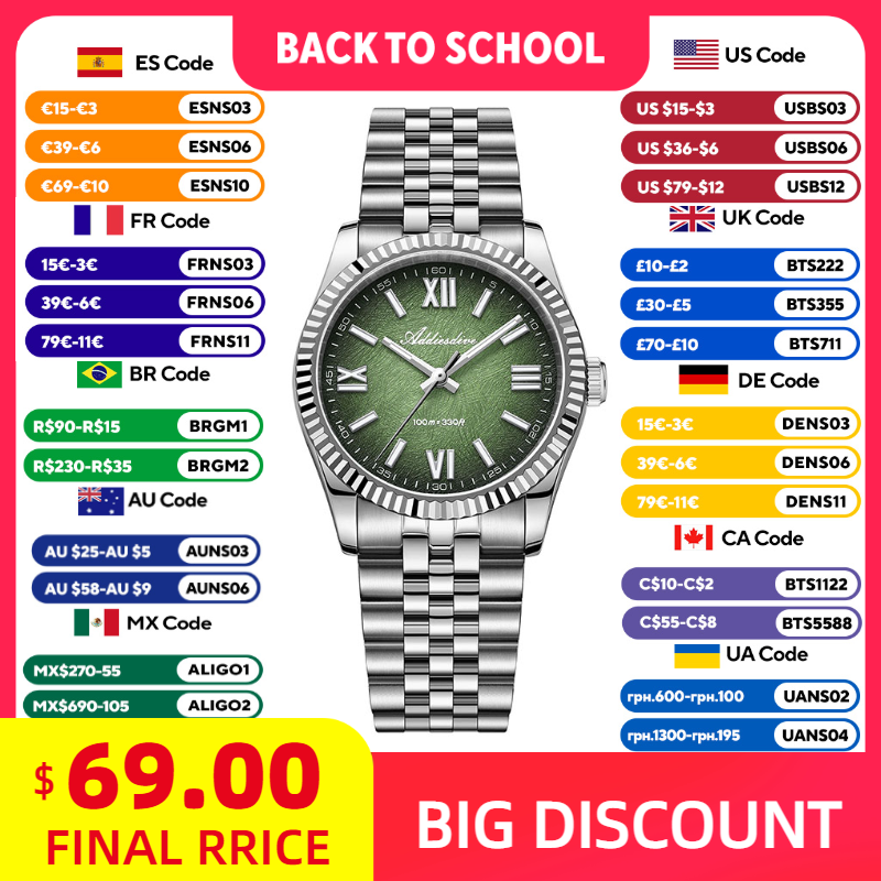 Luxury Watch & Jewellery - ADDIESDIVE Elegant Watch for Woman Luxury