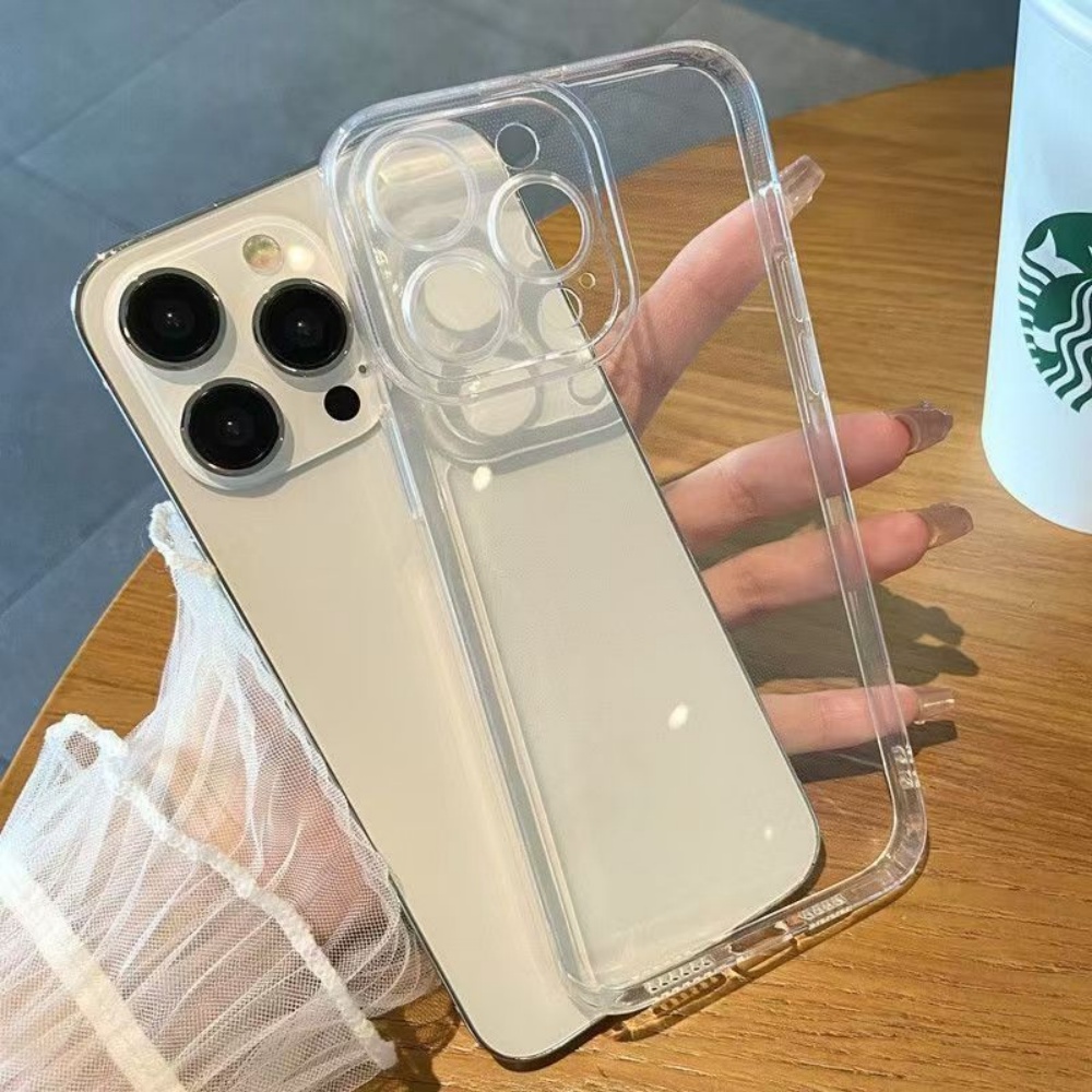 Luxury Watch Case - Simple Luxury Silicone Clear Crystal Phone