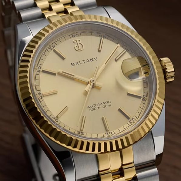 Automatic Pilot Watch - Baltany Men Automatic Watch 36mm Pilot
