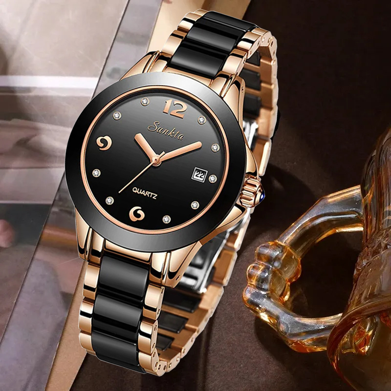 Luxury Watch & Jewellery - LIGE Sunkta Fashion Elegant Women's Watches