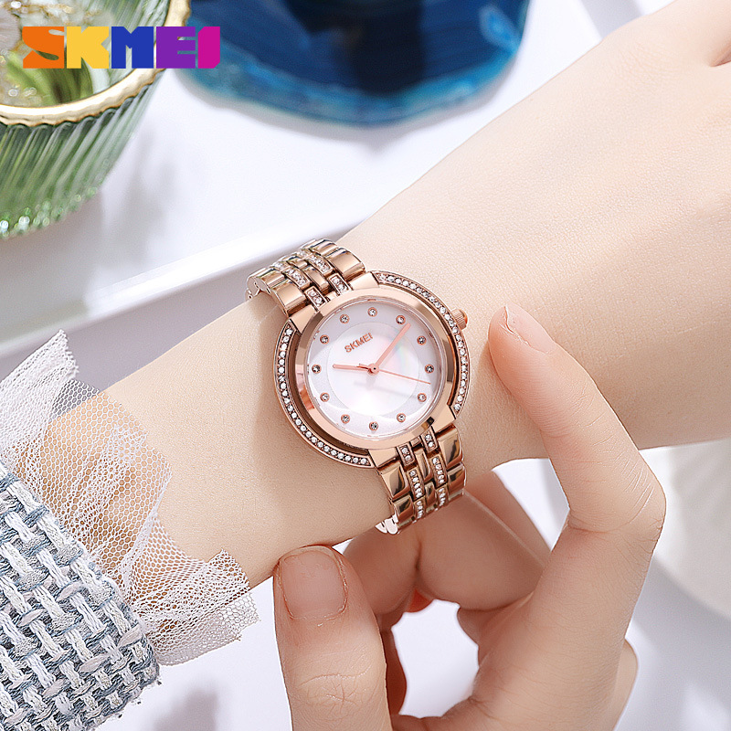 Luxury Watch & Jewellery - Womens Bracelet Quartz Watches Luxury Rhinestone