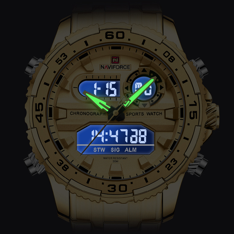 NAVIFORCE Man's Quartz Watches - Luxury Watch Trading recension och pris