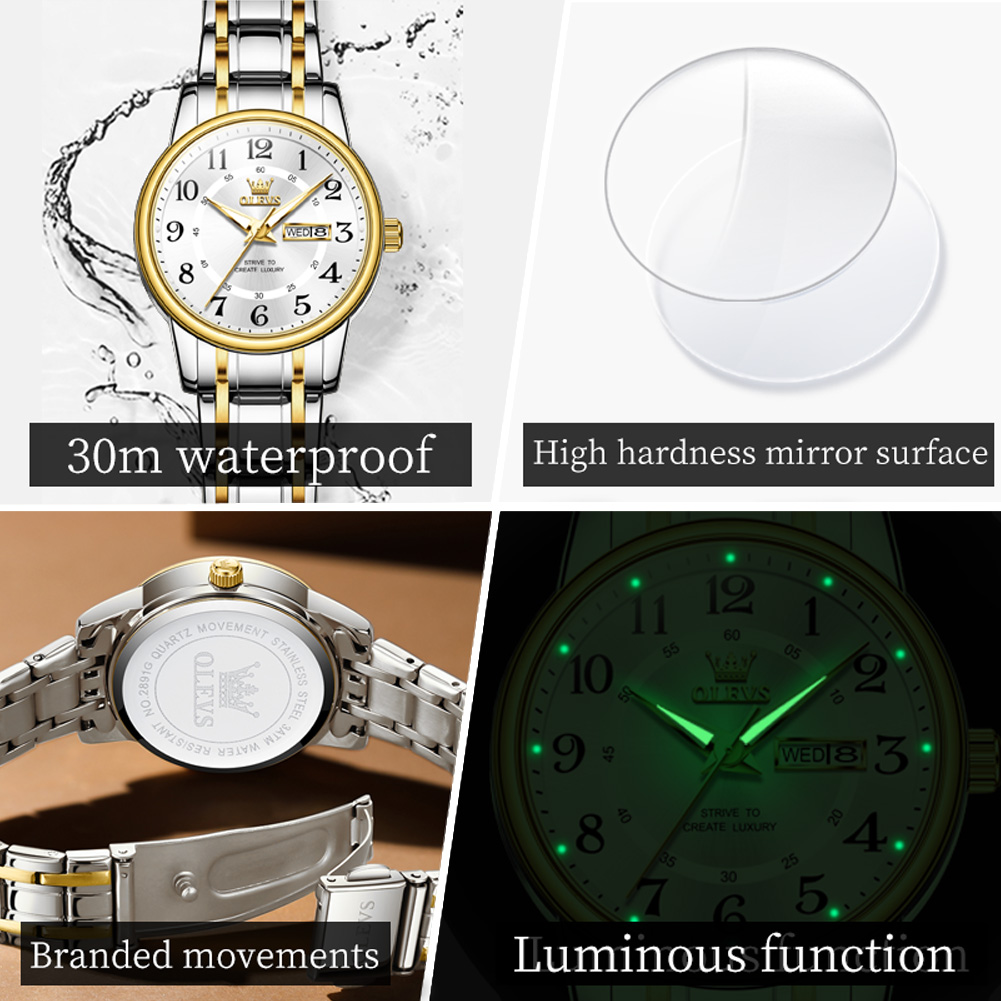 OLEVS 2891 Luxury Brand Fashio - Luxury Watch Cheap recension och pris
