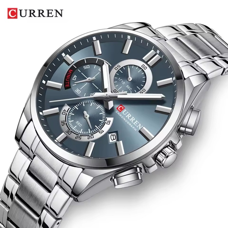 CURREN 8475 New Fashion Men's  - Luxury Watch Apple recension och pris