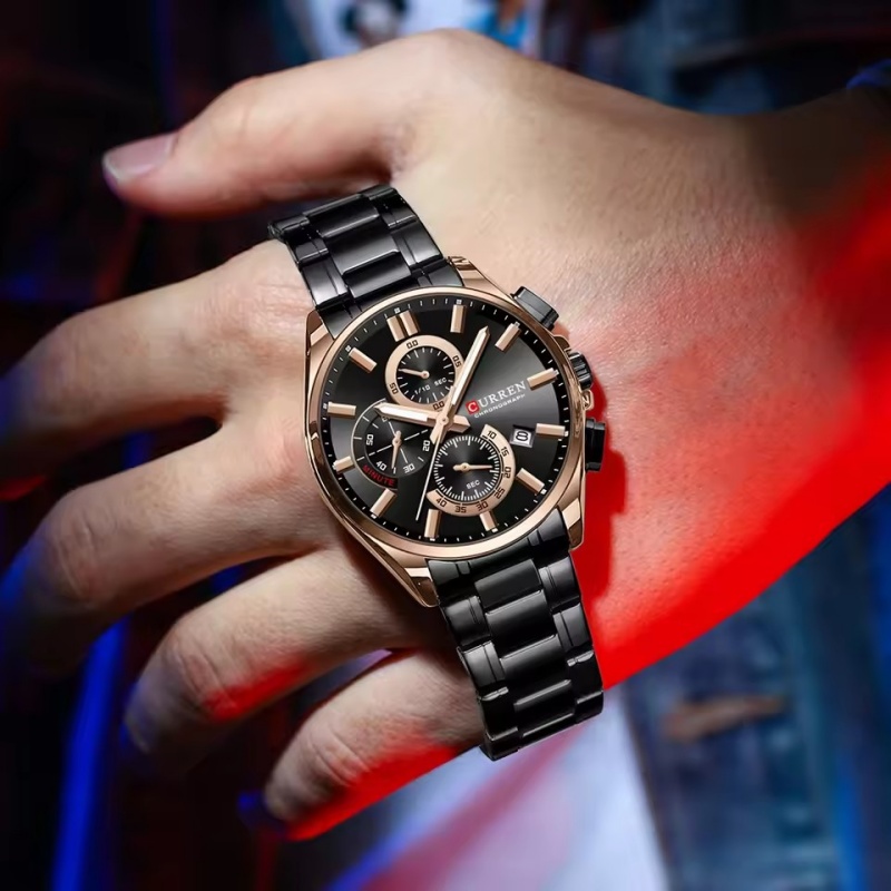 CURREN 8475 New Fashion Men's  - Luxury Watch Apple recension och pris