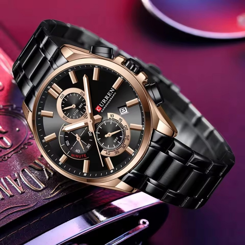CURREN 8475 New Fashion Men's  - Luxury Watch Apple recension och pris