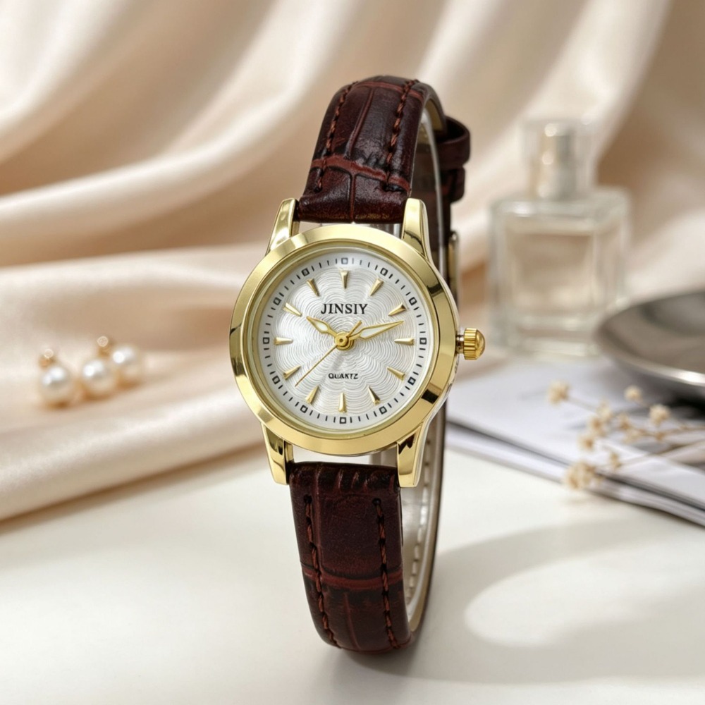Fashion Leather Strap Quartz W - Luxury Watch With Leather Strap recension och pris