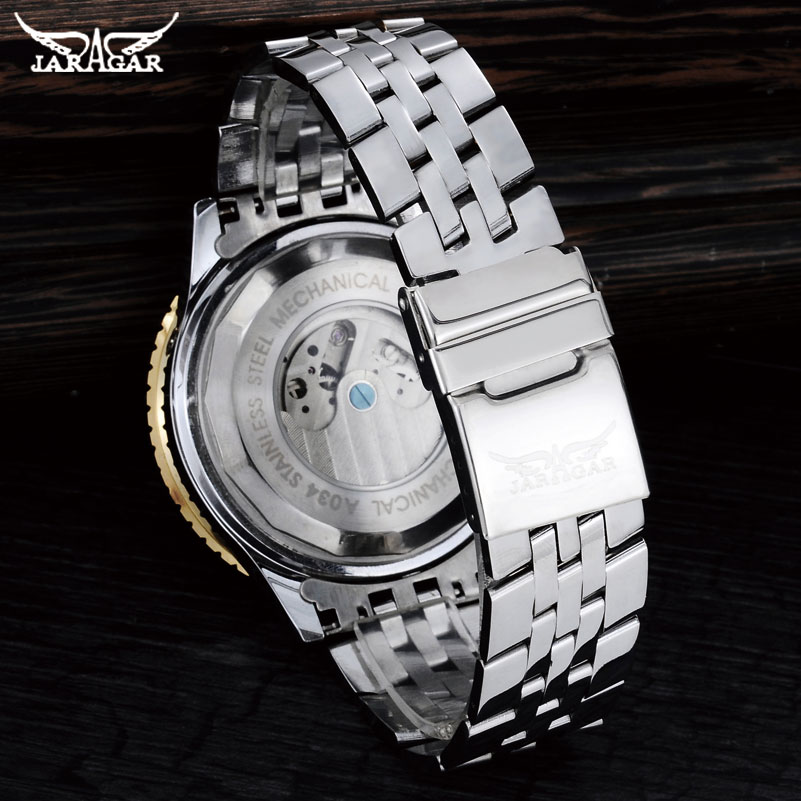 JARAGAR Mens Watches Luxury St - Automatic Pilot Watch recension och pris