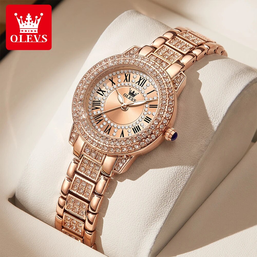 OLEVS 9943 Luxury All Diamond  - Luxury Watch Cheap recension och pris