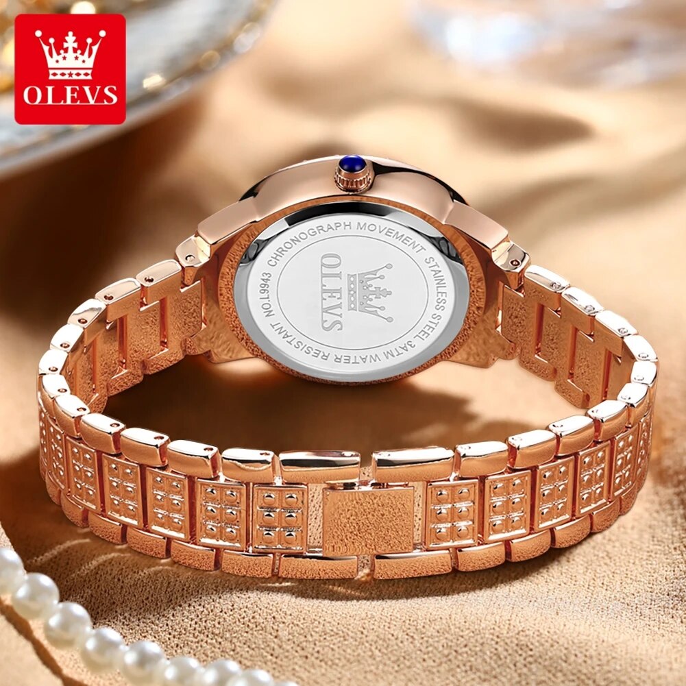 OLEVS 9943 Luxury All Diamond  - Luxury Watch Cheap recension och pris