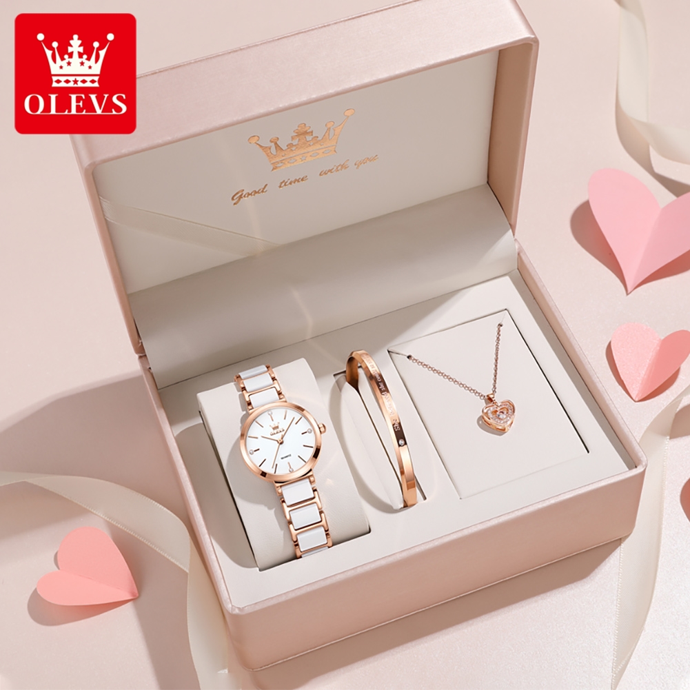 OLEVS Women Watch 5877 Luxury  - Luxury Watch Logo recension och pris