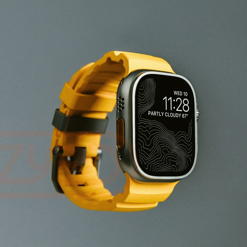 Sport Silicone Band For Apple  - Titanium Sport Watch recension och pris