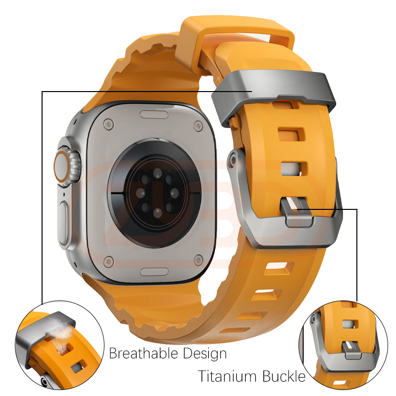 Sport Silicone Band For Apple  - Titanium Sport Watch recension och pris