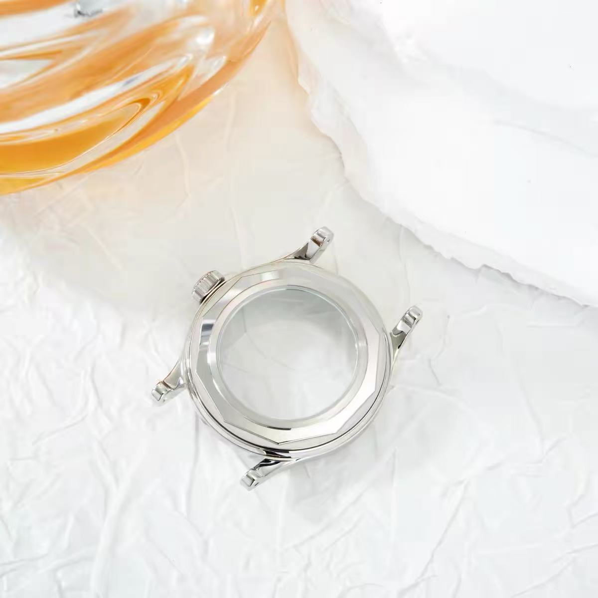 41mm Pilot Silver Watch Case F - Automatic Pilot Watch recension och pris