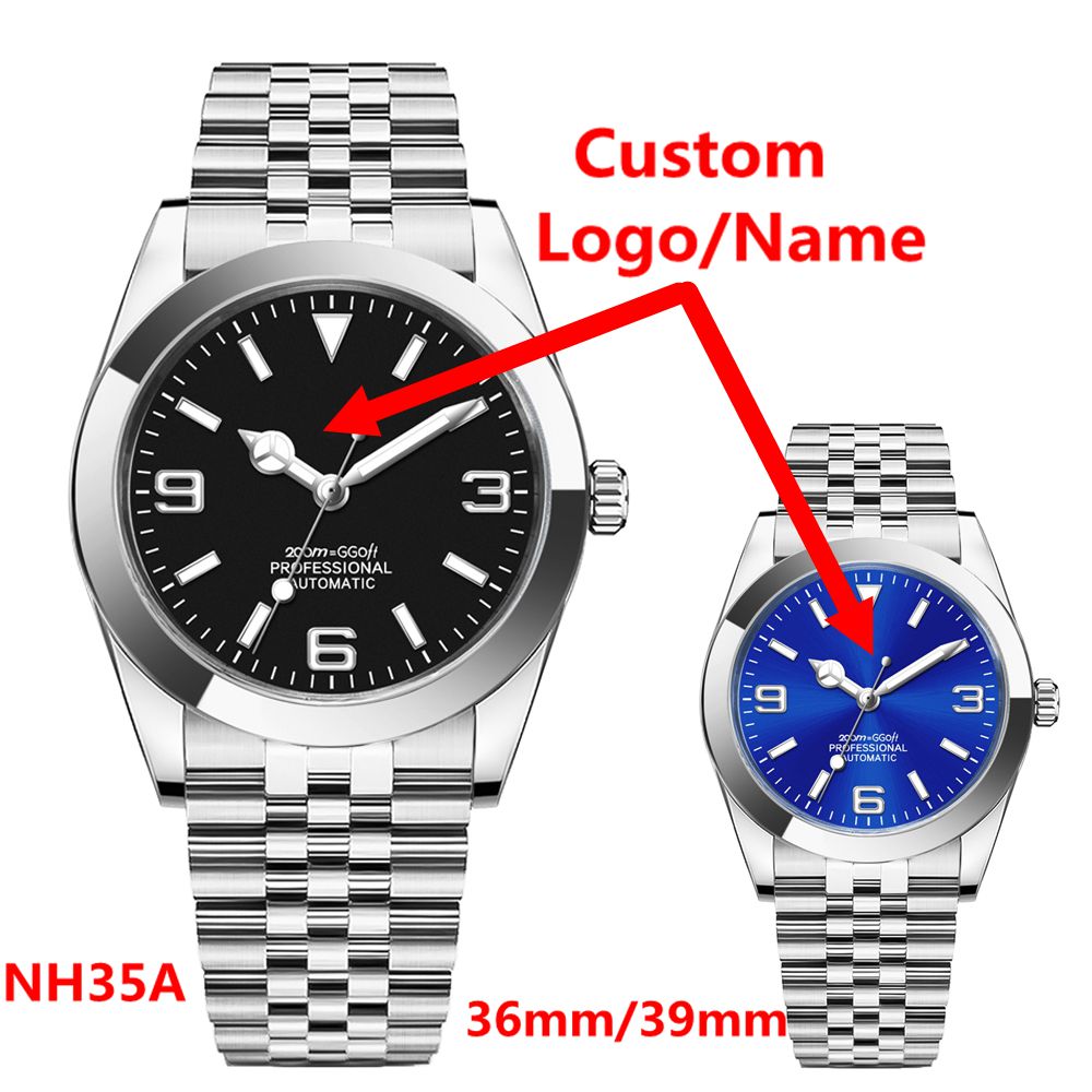 Custom Logo Luxury NH35 Watch  - Luxury Watch Logo recension och pris