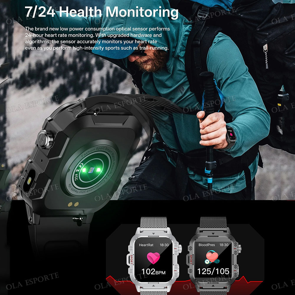 New LED Men Smartwatch Bluetoo - Titanium Sport Watch recension och pris