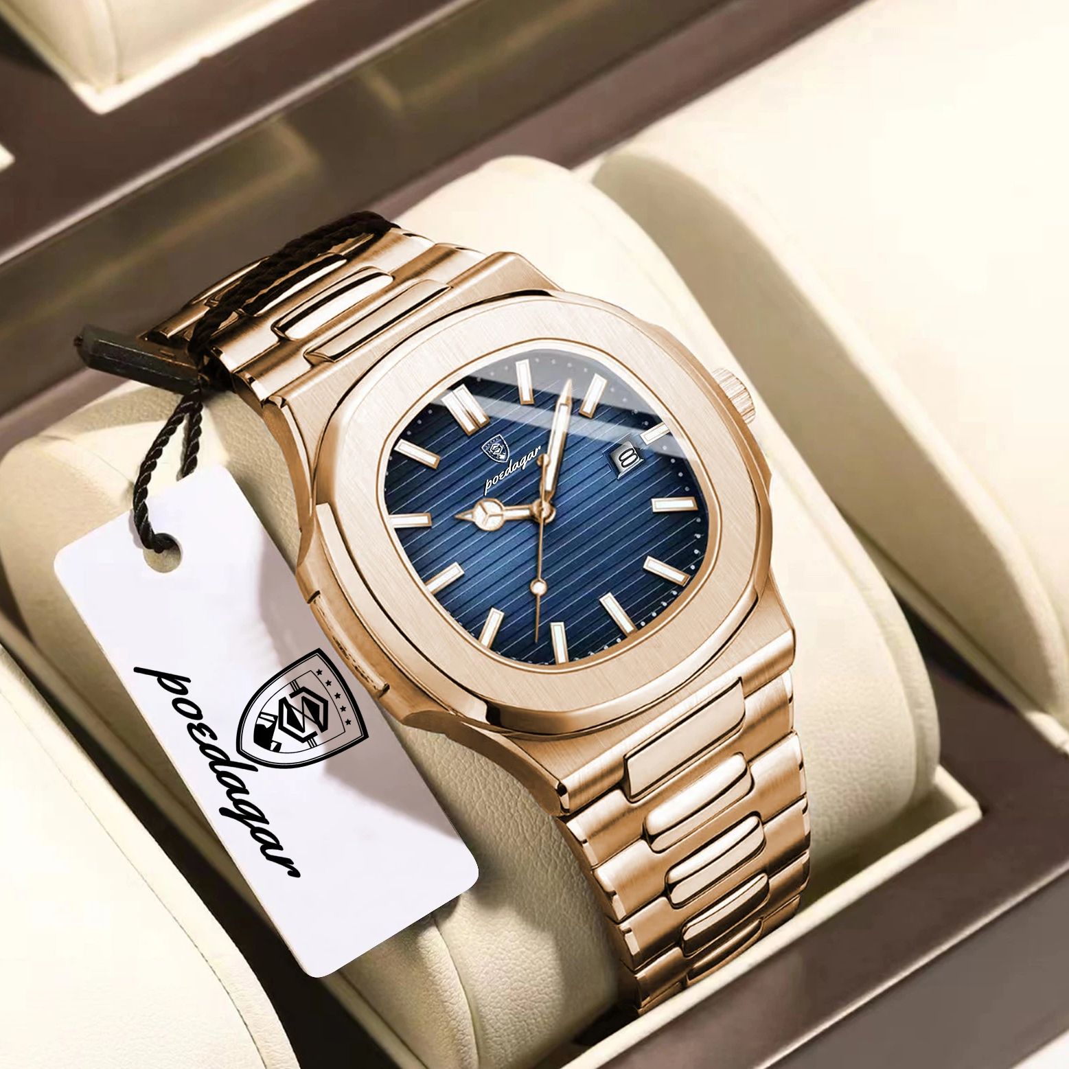 POEDAGAR Fashion Couple Watch  - Open Heart Watch recension och pris
