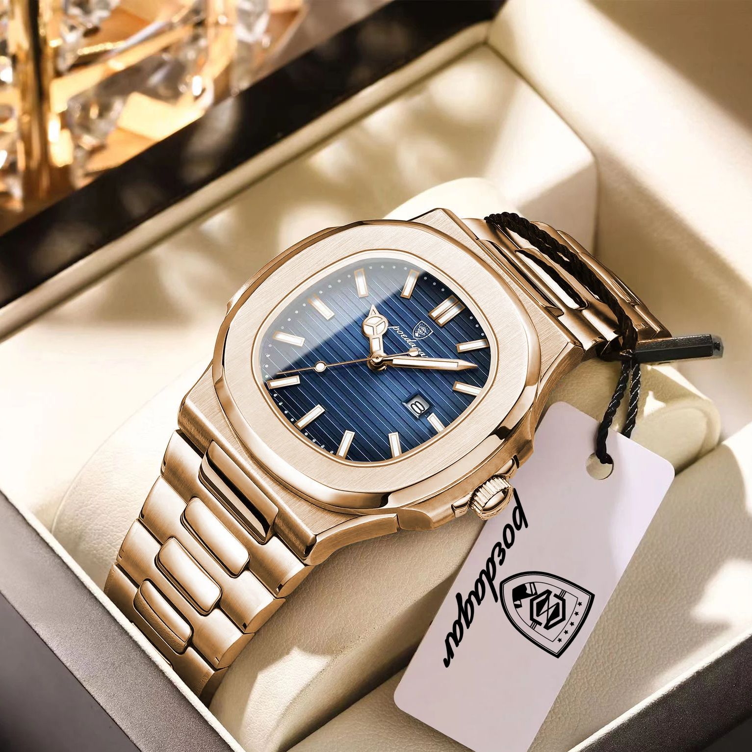 POEDAGAR Fashion Couple Watch  - Open Heart Watch recension och pris