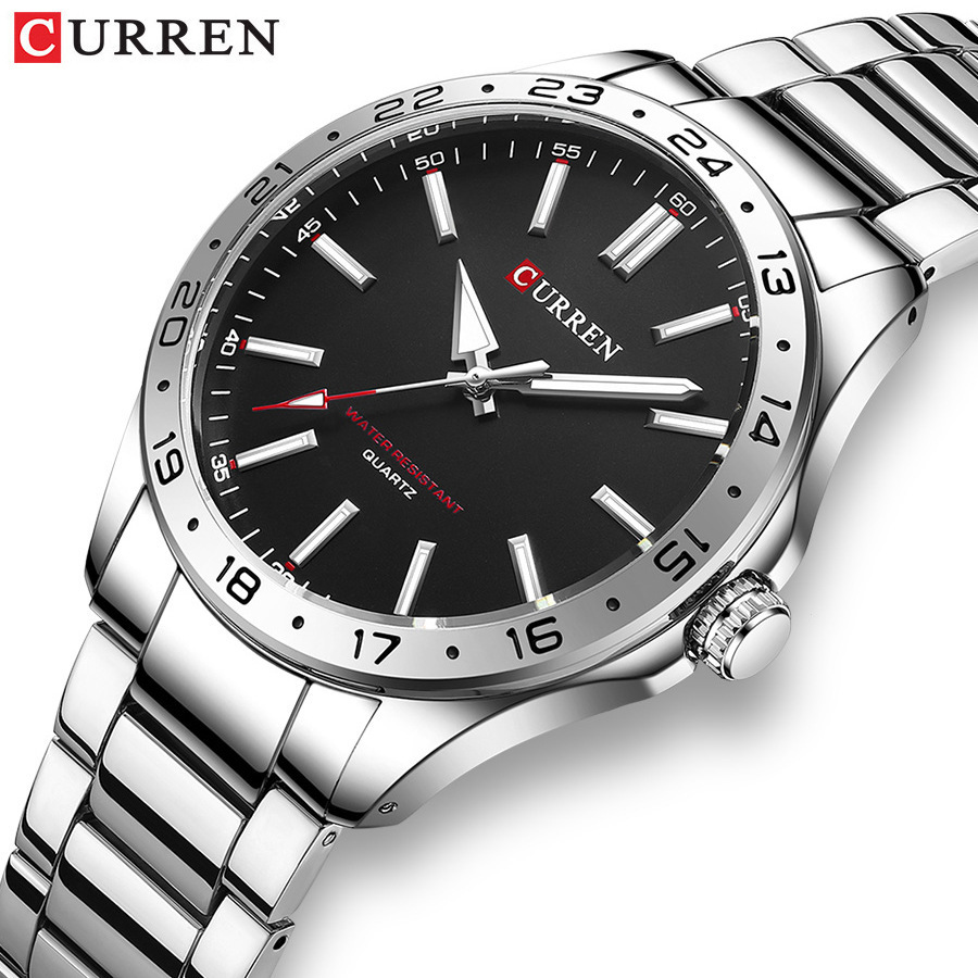 CURREN 8452 Silver White Gift  - Luxury Watch Apple recension och pris