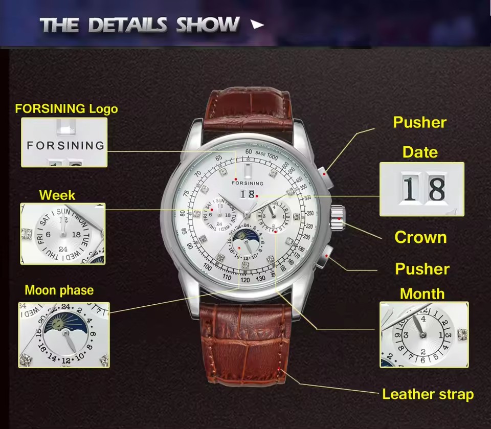 FORSINING Replica Multifunctio - Luxury Watch On Sale recension och pris