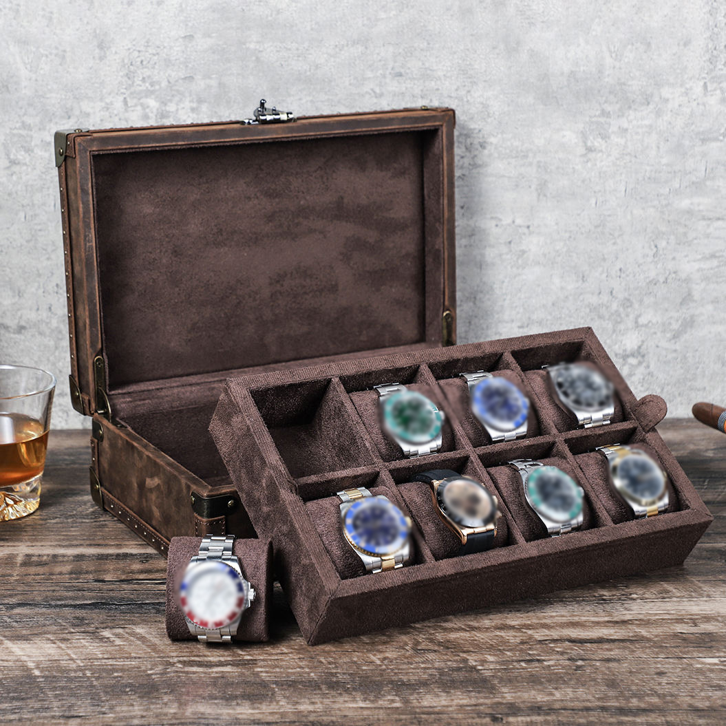 CONTACT'S FAMILY 8 Leather Cus - Luxury Watch Case recension och pris