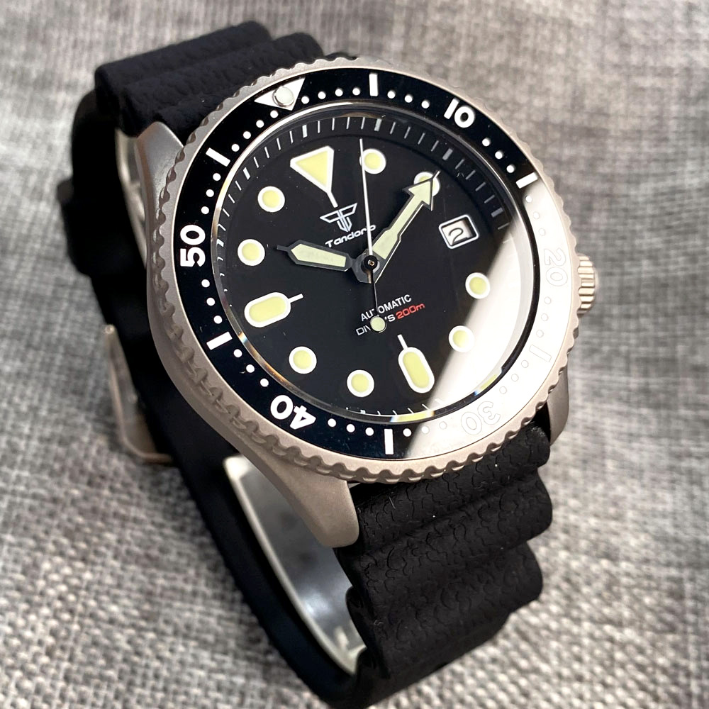 Titanium Diver NH35A Black Aut - Titanium Sport Watch recension och pris