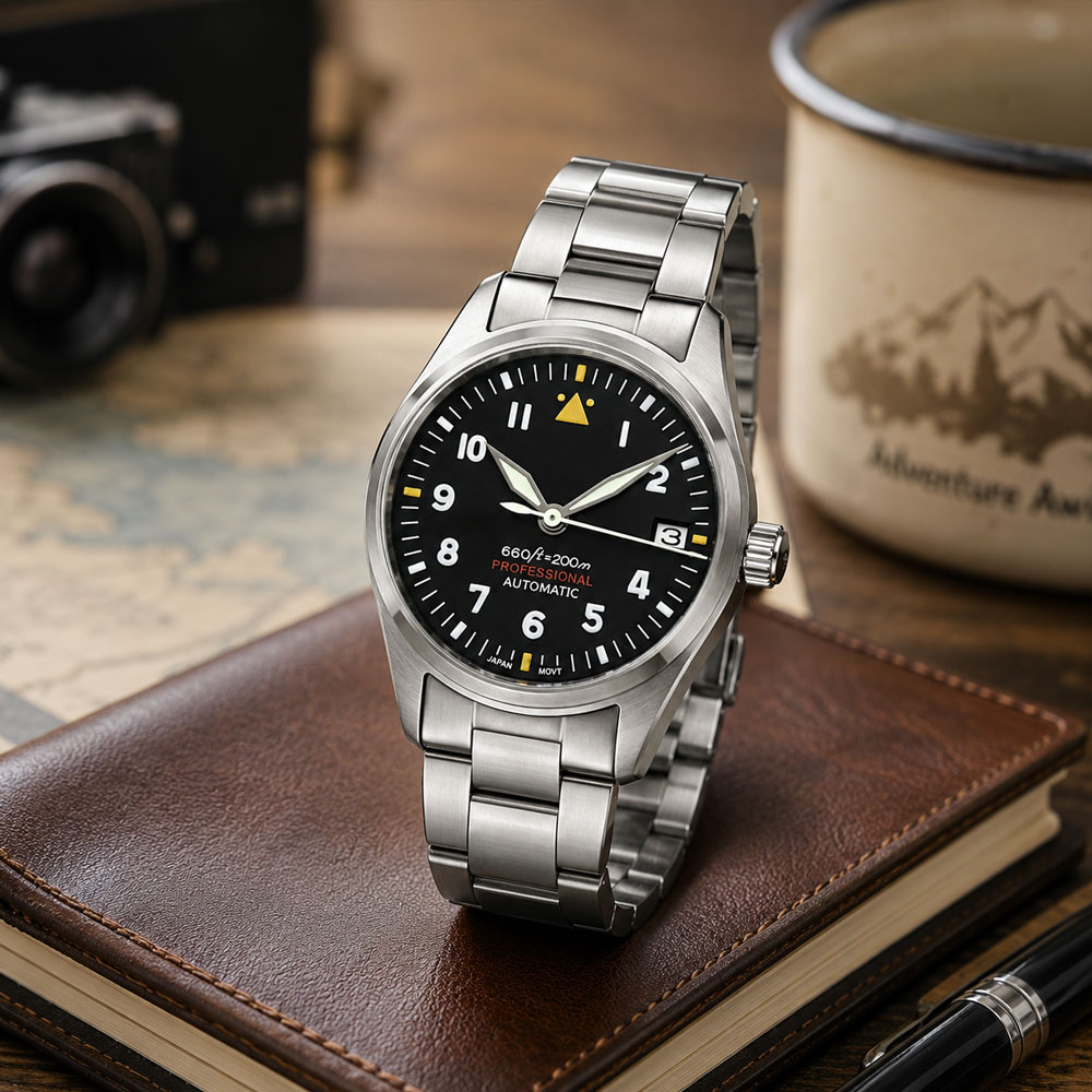 Custom LOGO 36mm 39mm Pilot Wa - Automatic Pilot Watch recension och pris