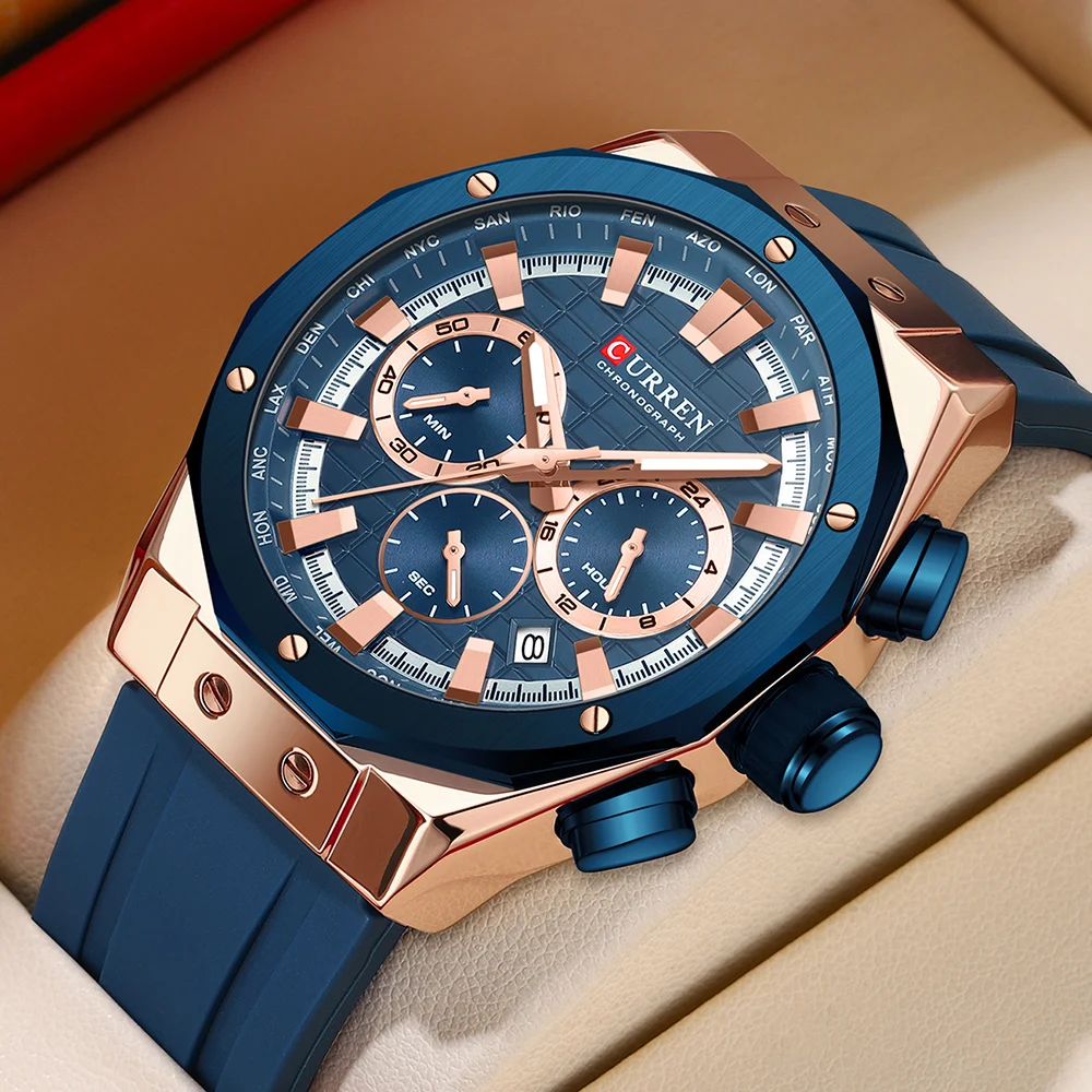 CURREN Luxury Brand High Quali - Luxury Watch Apple recension och pris