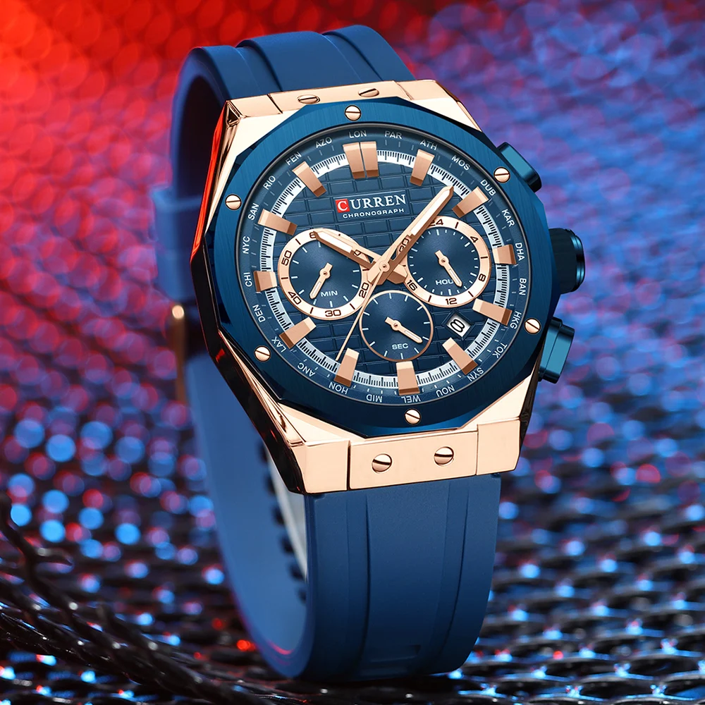 CURREN Luxury Brand High Quali - Luxury Watch Apple recension och pris