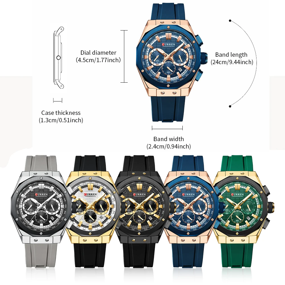 CURREN Luxury Brand High Quali - Luxury Watch Apple recension och pris