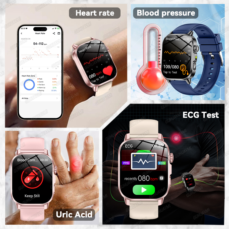 GUHUAVMI 2026 New Precise Heal - Open Heart Watch recension och pris