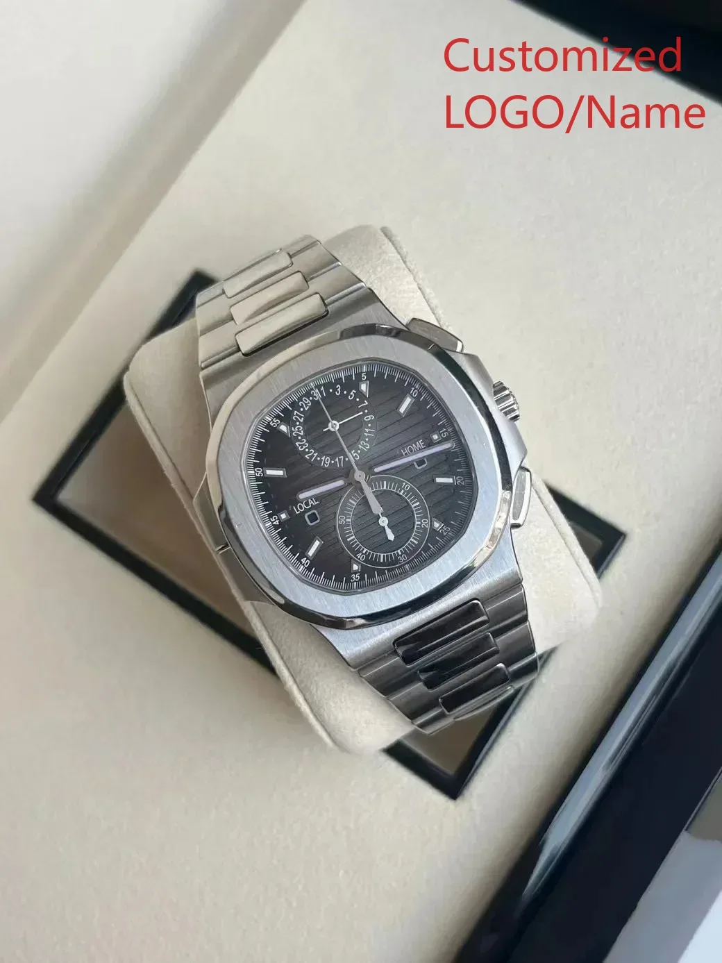 A88 Store  Men Luminous Sapphi - Open Heart Watch recension och pris