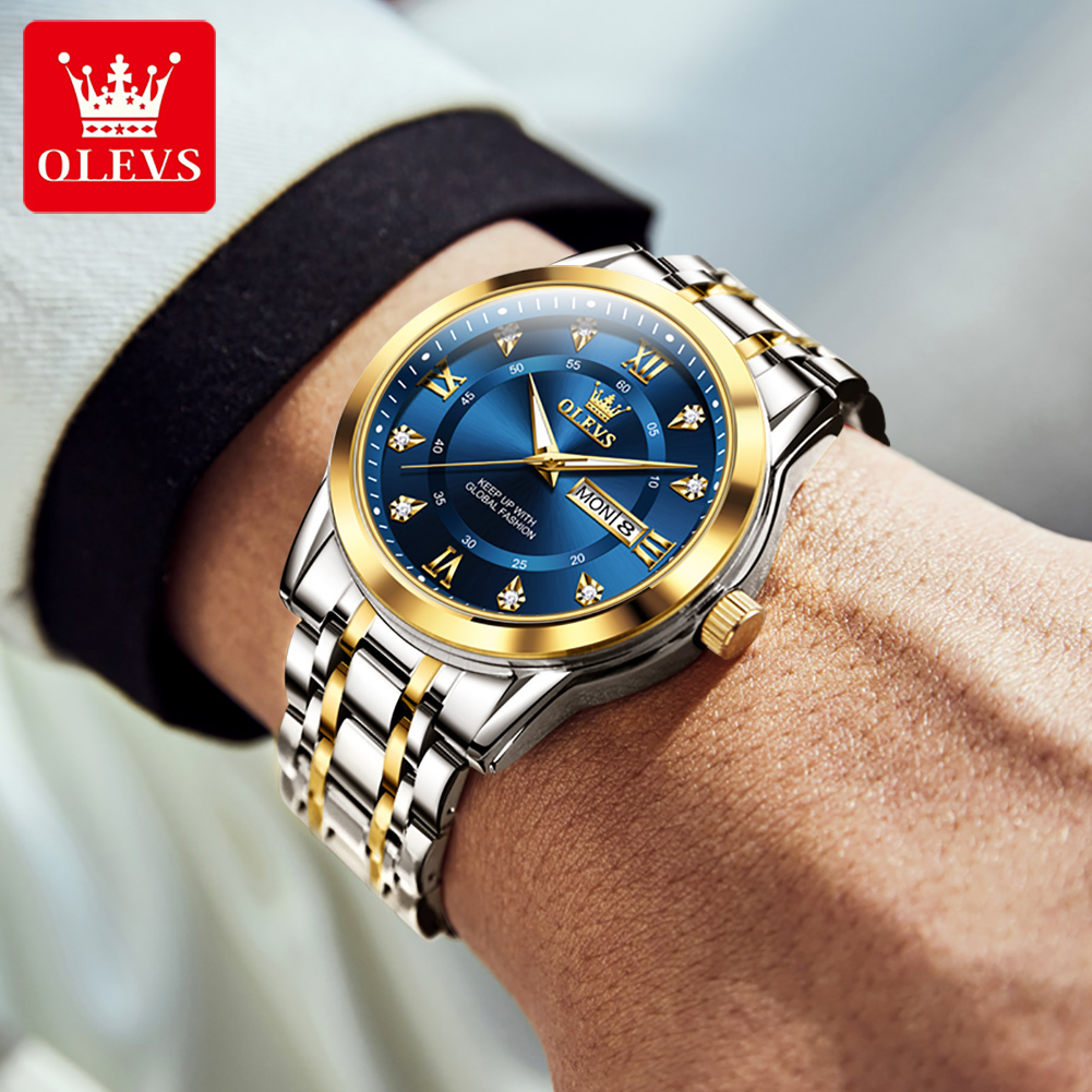 OLEVS Brand Fashion men's watc - Luxury Watch Logo recension och pris