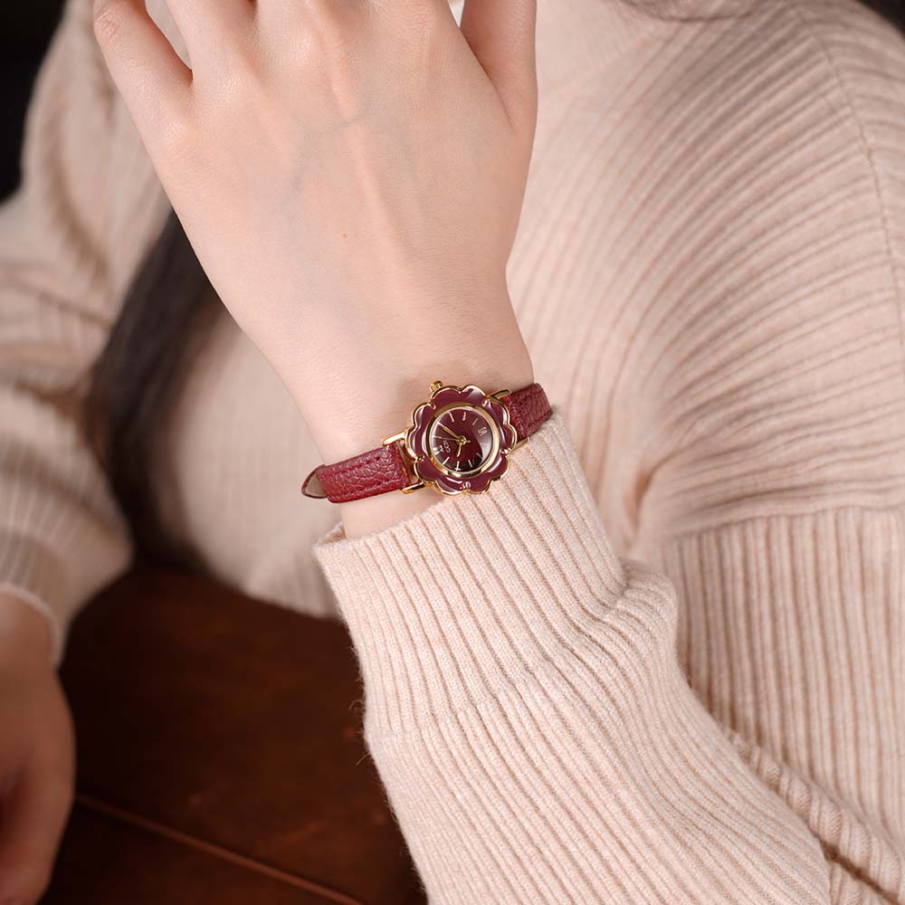 GEDI High-End Retro Floral  Wa - Luxury Watch With Leather Strap recension och pris