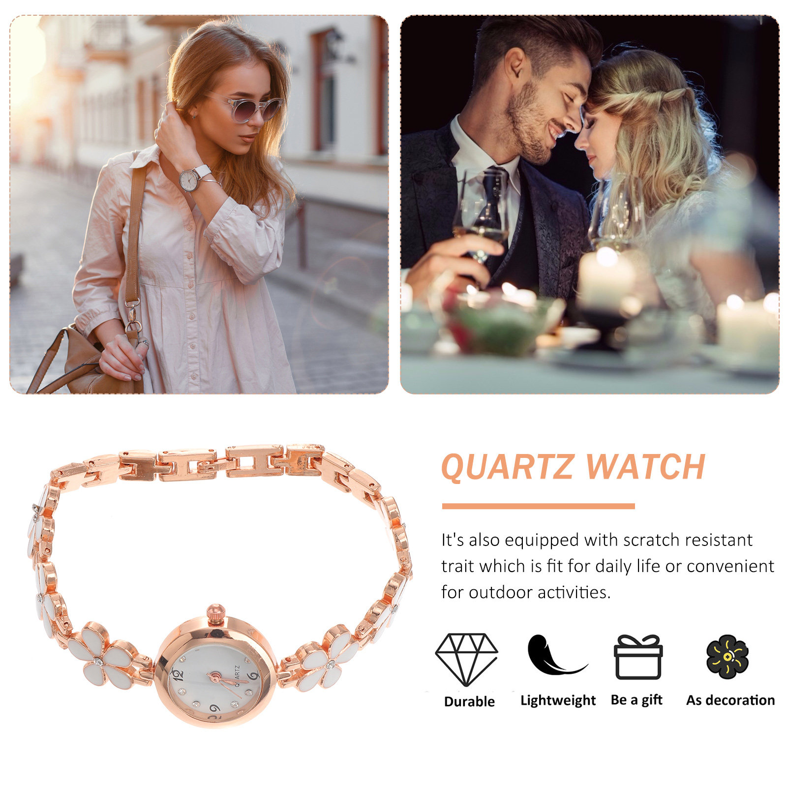 Exquisite Watch White Bracelet - Luxury Watch & Jewellery recension och pris