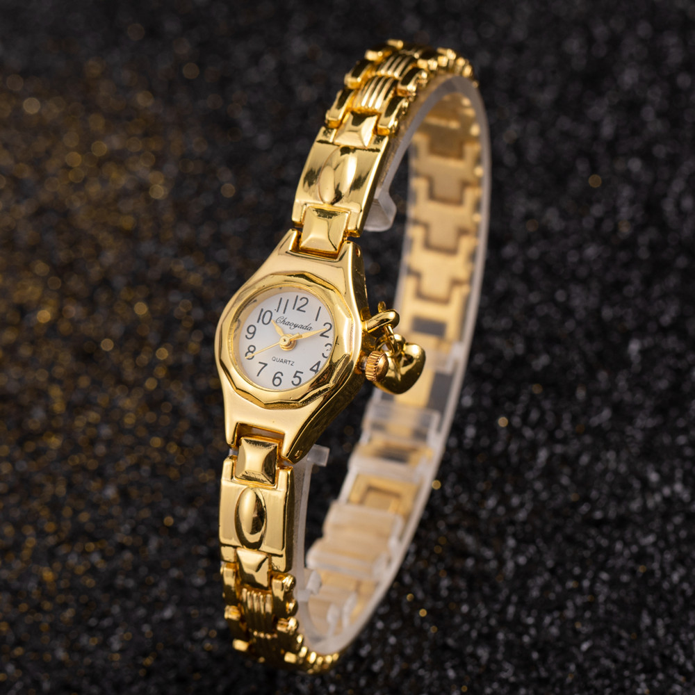 Women's Wristwatch Gold Bracel - Open Heart Watch recension och pris