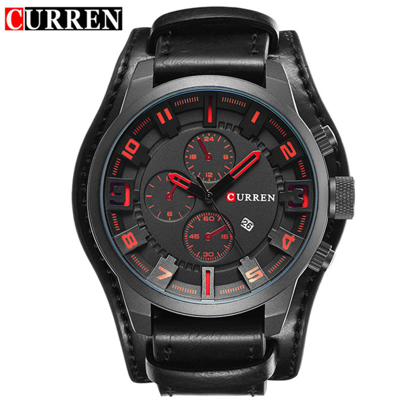 CURREN 8225 Luxury Large Dial  - Luxury Watch Apple recension och pris