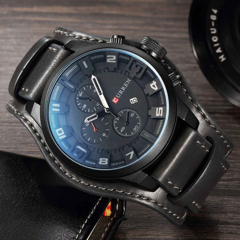 CURREN 8225 Luxury Large Dial  - Luxury Watch Apple recension och pris