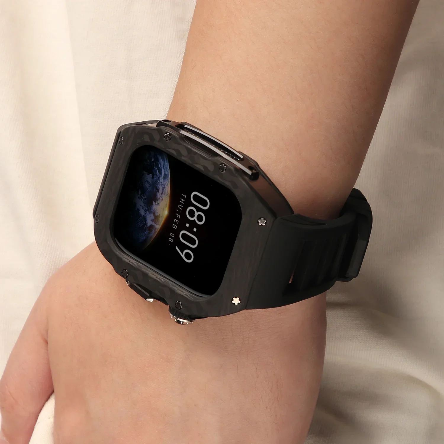 Carbon Fiber Case For Apple Wa - Luxury Watch Apple recension och pris