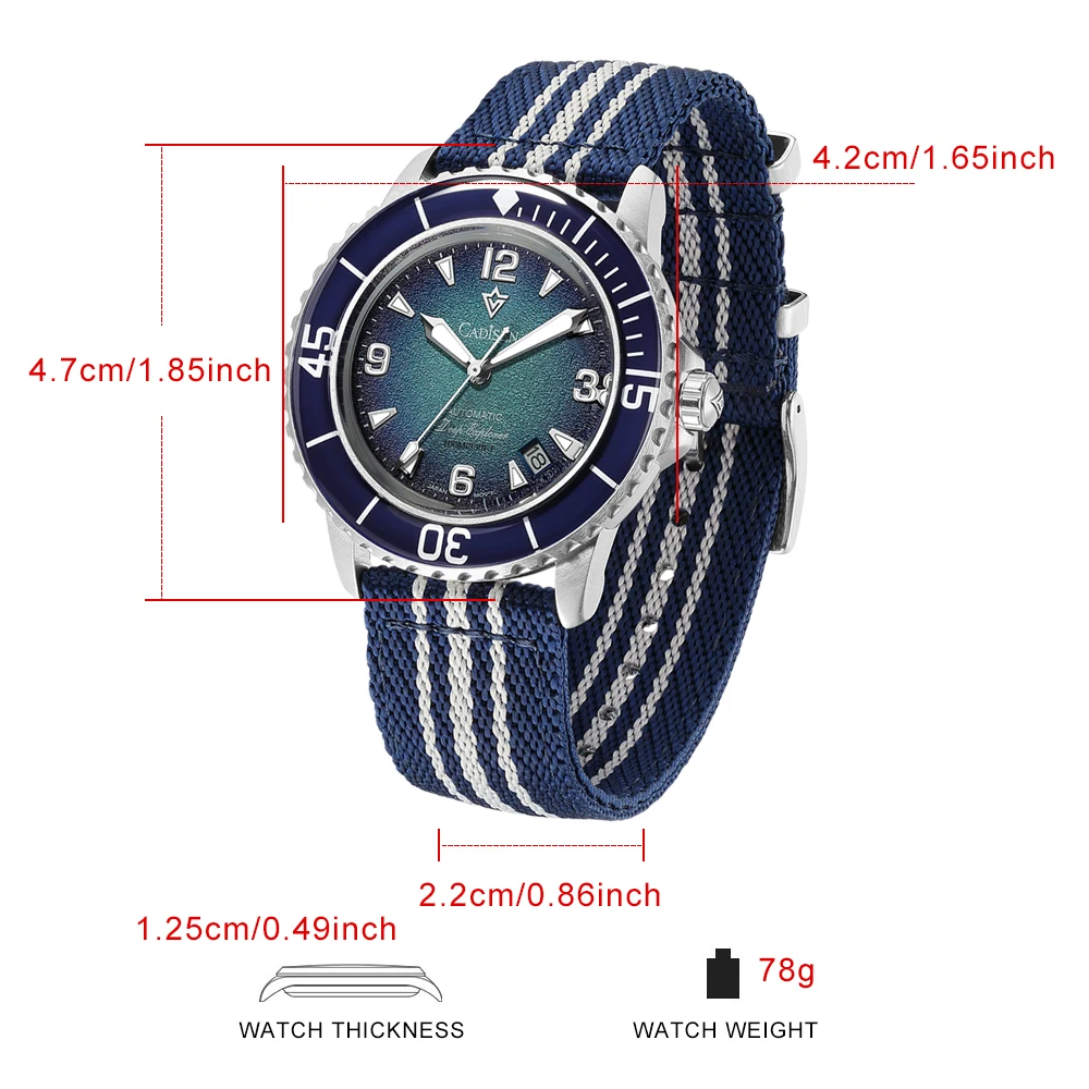 CADISEN Deep Explorer MIYOTA 8 - Luxury Watch On Sale recension och pris