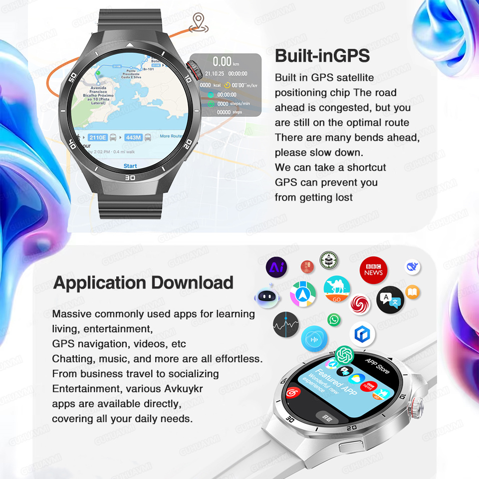 2026 New Watch 5 Pro GPS Map N - Titanium Sport Watch recension och pris