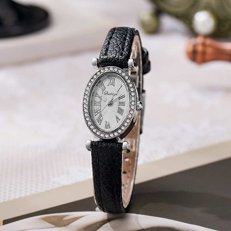 Luxury Watch Women Fashion Ova - Luxury Watch With Leather Strap recension och pris