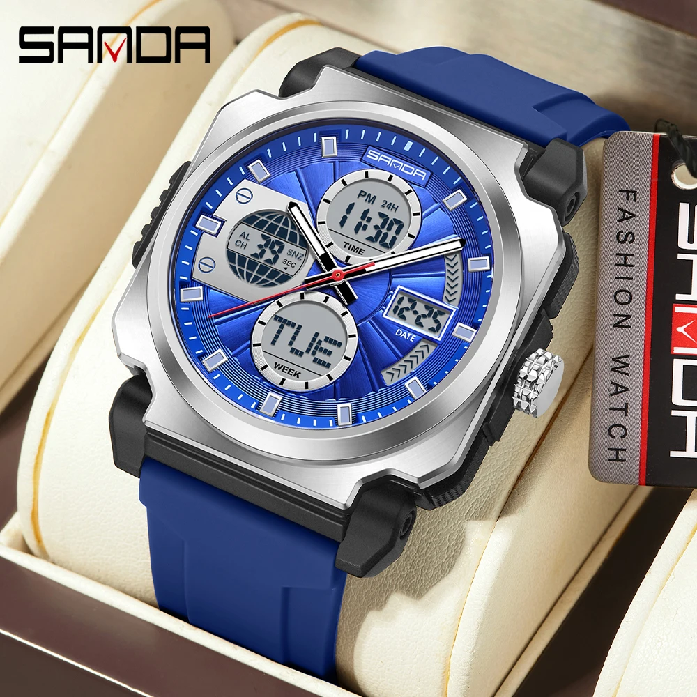 SANDA Men's Electronic Watch O - Luxury Watch Shop recension och pris