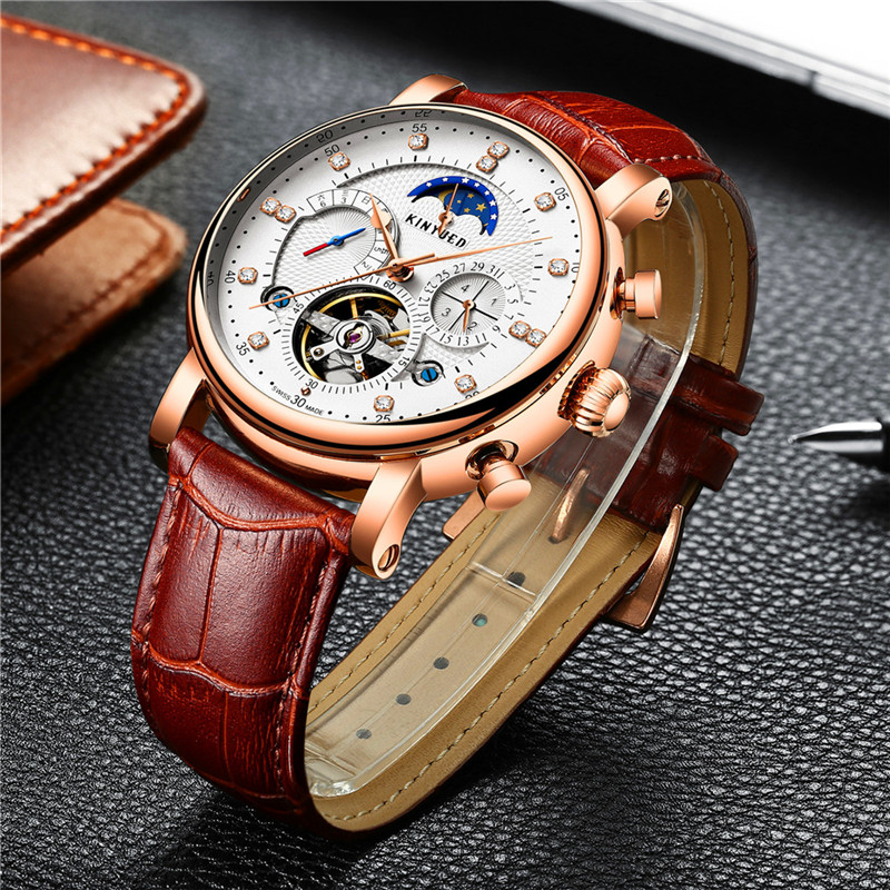 Luxury Brand KINYUED Automatic - Luxury Watch On Sale recension och pris