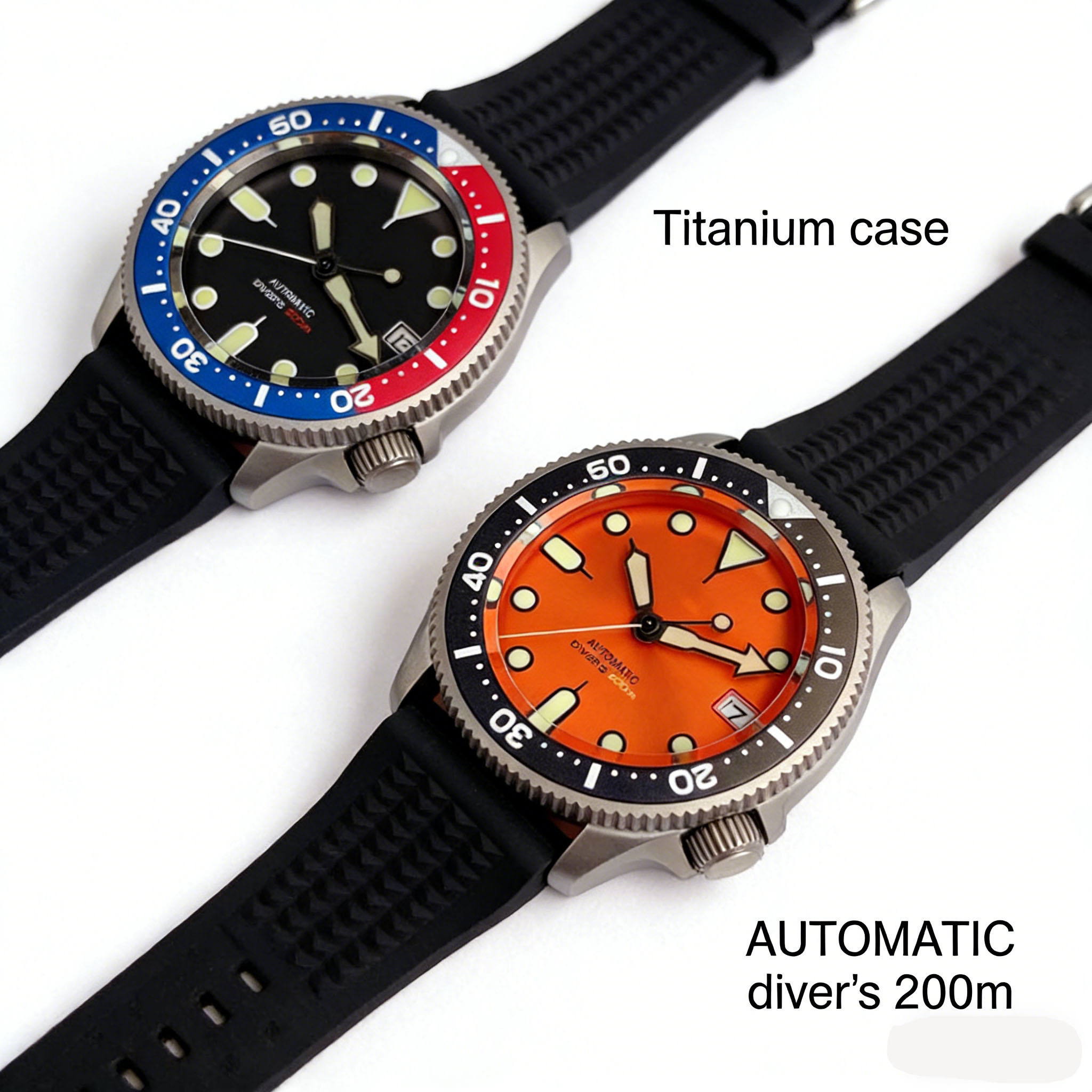 37mm 65g Titanium 20ATM Diver  - Titanium Sport Watch recension och pris