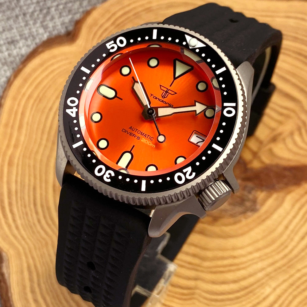 37mm 65g Titanium 20ATM Diver  - Titanium Sport Watch recension och pris
