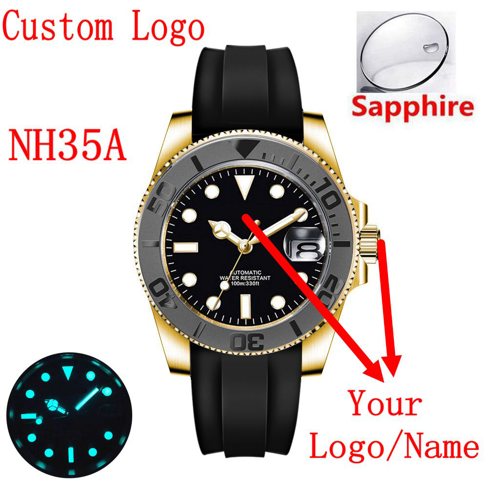 Custom logo 40mLuxury NH35/ Mi - Luxury Watch Logo recension och pris